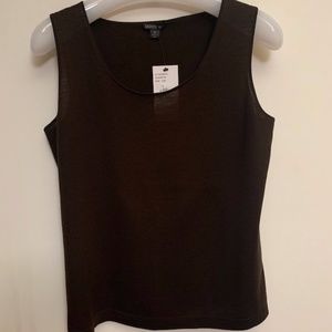 Lafayette 148 NY NEW M fine wool shell